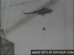 Helicopter crash at Chernobyl