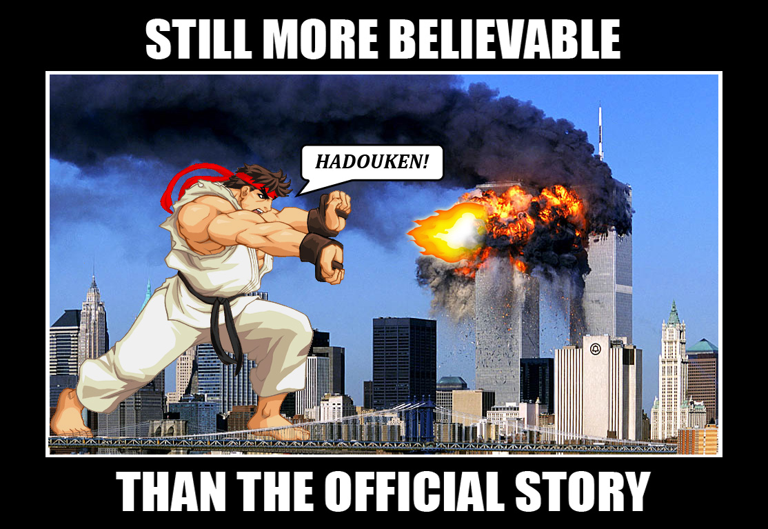9/11 Truth: Ryu Hadoukens WTC on 9/11. 