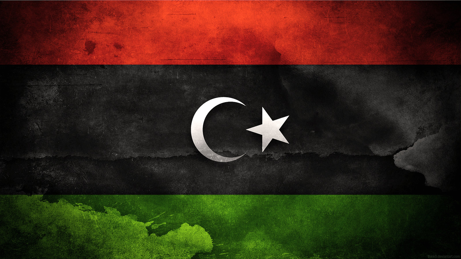libya flag - thinko.deviantart.com