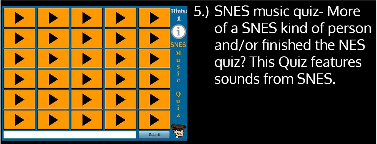 rhonda breard - Hints Snes 5. Snes music quiz More of a Snes kind of person andor finished the Nes quiz? This Quiz features sounds from Snes. Submit