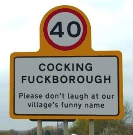 REAL, ACTUAL Place Names and Street Signs Around the World