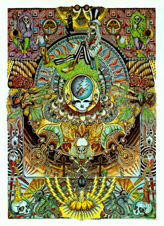 Grateful Dead art grateful dead collage poster - Sa