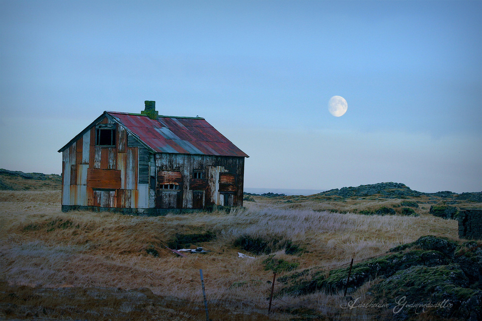 A decaying home in an incredible landscape. Iceland