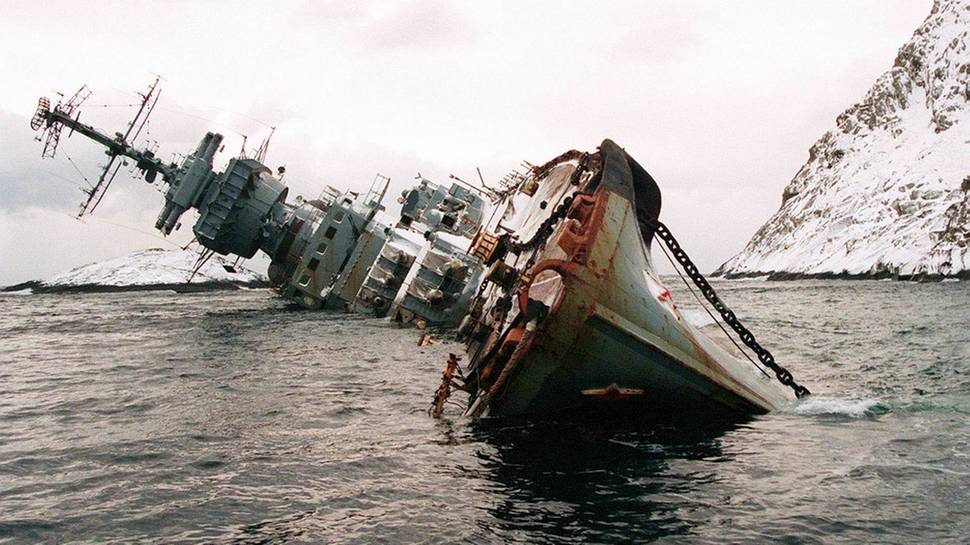 A soviet ship left to rot after the collapse of the USSR Murmansk, Russia