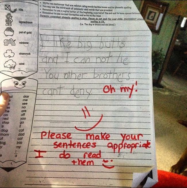 16 Of The Darnedest Things Kids Wrote At School