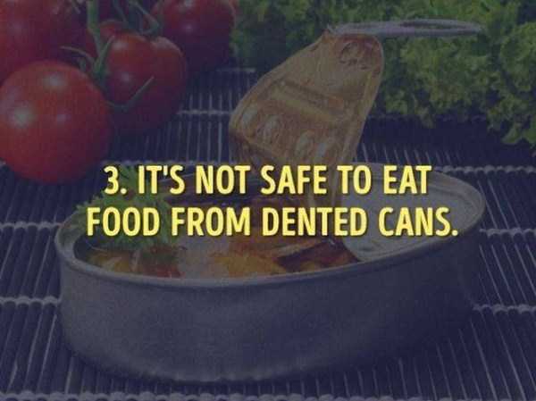 produce - 3. It'S Not Safe To Eat Food From Dented Cans.