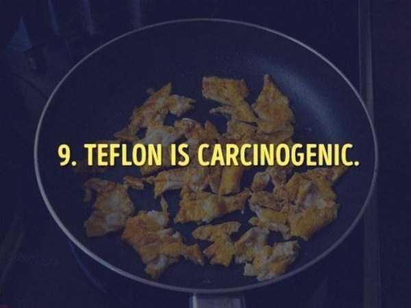 Omelette - 9. Teflon Is Carcinogenic.