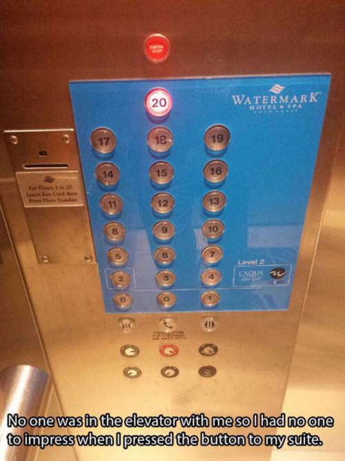 rich people struggles - Watermark Hotel Spa 300096 0 0 Level 2 Carla a No one was in the elevator with me so I had no one to impress when I pressed the button to my suite.