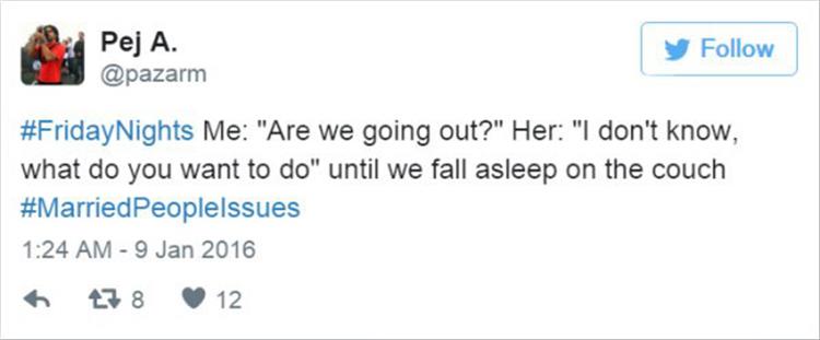 Funny Twitter Quotes Only Married People Will Truly Understand