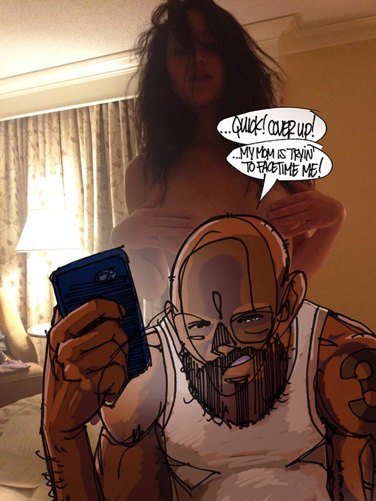 The Unfappening - Artists Dress The Photos Of Naked Stars