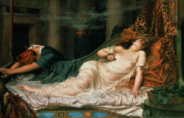 The Snake That Killed Cleopatra - Even though Cleopatras death is disputed, it is widely accepted that she made a poisonous snake bite her as her empire was falling into Roman hands. If this is what indeed happened, then the snake shaped history by killing one of the most powerful, dominant women who ever lived.