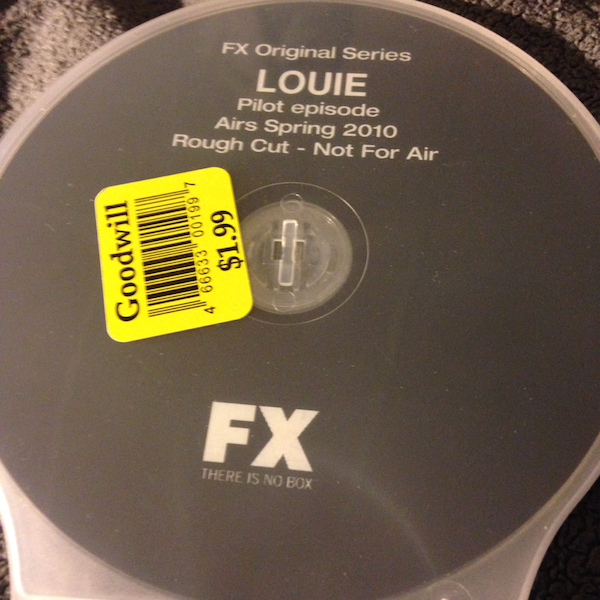 compact disc - Fx Original Series Louie Pilot episode Airs Spring 2010 Rough Cut Not For Air Goodwill 4" 66633001997 $1.99 Fx There Is No Box
