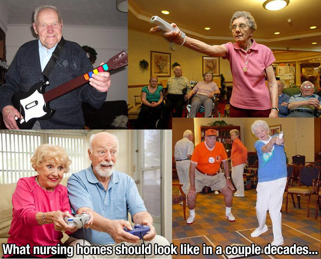 senior citizen - What nursing homes should look in a couple decades...