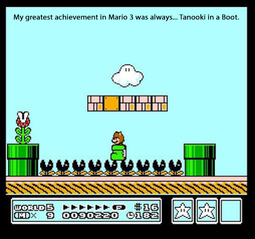 tanooki mario boot - My greatest achievement in Mario 3 was always... Tanooki in a Boot. Myy Worlde P Imdx 9 0090220 1821