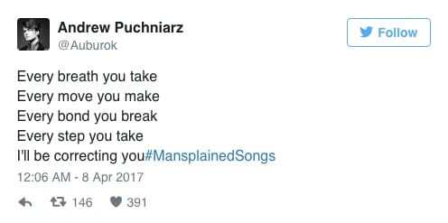 19 Popular Songs Get #Mansplained