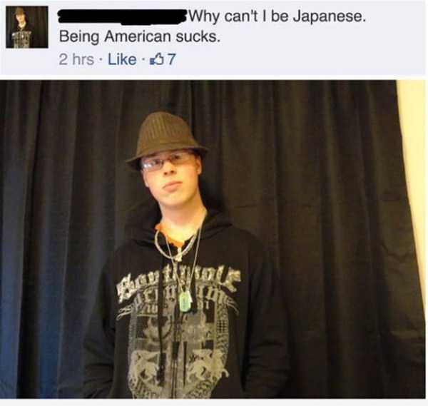 Weird post of someone who wants to be Japanese because being American sucks.