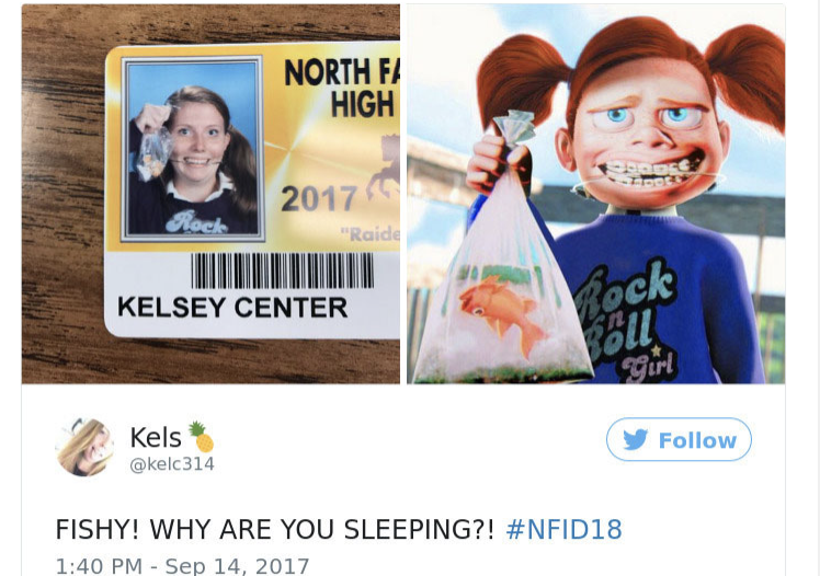 Detroit High School Lets The Seniors Wear Costumes For Their School Id's