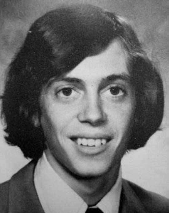 Steve Buscemi high school yearbook photo, 1975.