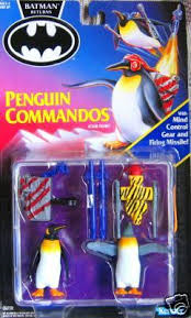 10. Penguin Commandos The perfect accessory with which to restage the climactic events of Batman Returns, this duo of avian anarchists comes complete with Mind Control Gear and Firing Missiles. You'll need some gear for controlling your own mind before you want to play with this.