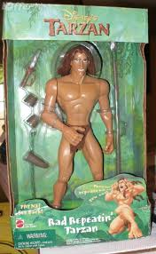 5. Rad Repeatin' Tarzan The Toy: Disney's wholesome rep took a beating ahem when schoolkids spotted that the trajectory of this action figure's vigorous chest-thumping action made it look like Tarzan was masturbating. The accompanying 'jungle wail' sound effect, which gave the distinct impression that Tarzan was getting really into it.