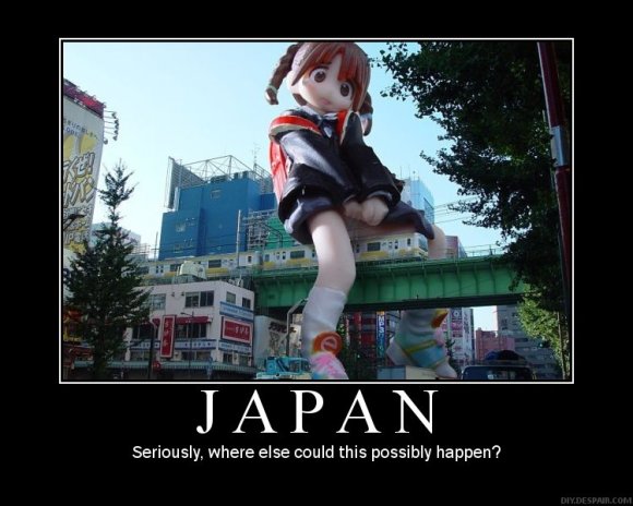 japanese are weird - Japan Seriously, where else could this possibly happen? Diy.Despair.Com