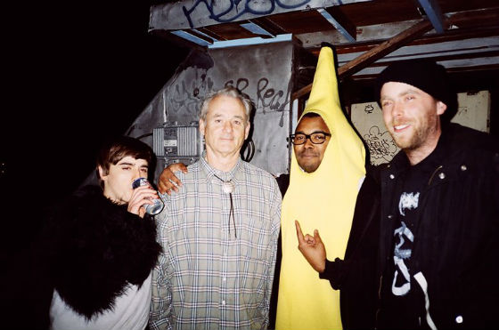 Back in 2008, Bill was at the MGMT Halloween show, he also helped the guests clean up old beer bottles.