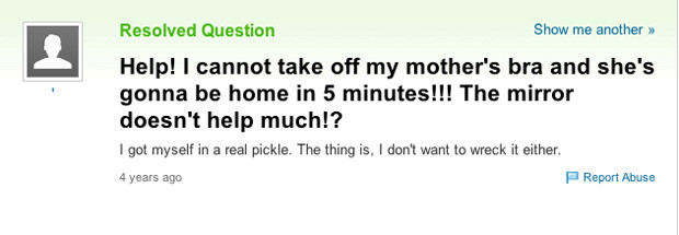 Dumbest Yahoo Questions Ever