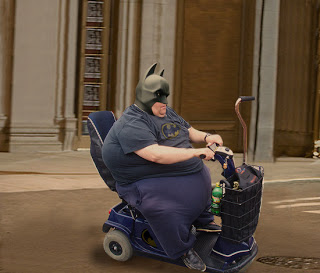 fat batman wheelchair