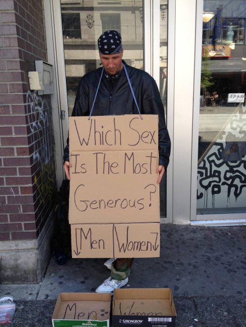 Clever Homeless Signs