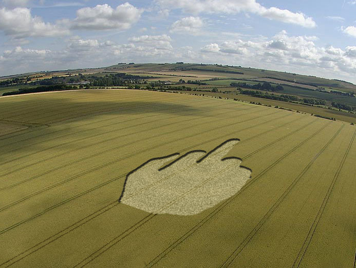 Best and Funniest Crop Circles Ever
