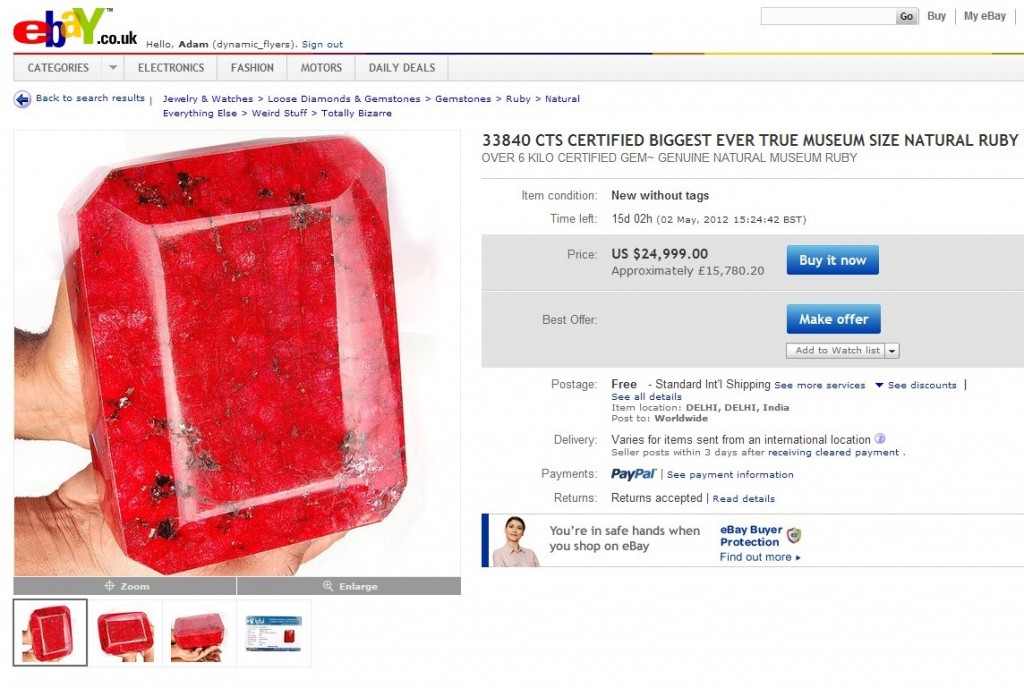 18 of the weirdest things listed on ebay