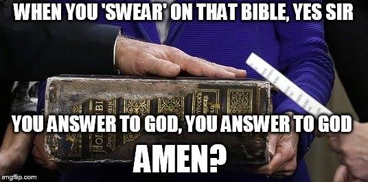 BIBLE SWEAR