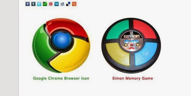 An internet browsers icon is almost exactly like a classic 80s game.