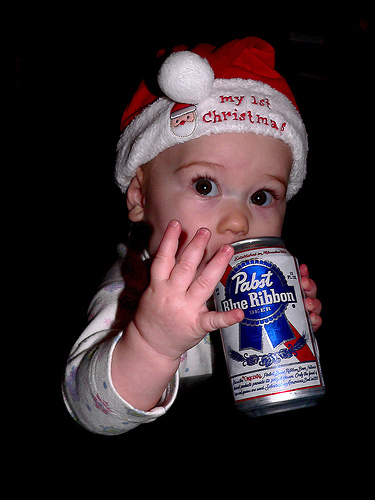pabst, its a good starter beer