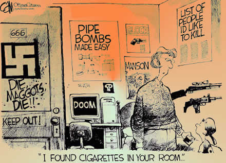 found cigarettes in your room - Cow.tum 666 Pipe Bombs Made Easy deg Doom Keep Out! "I Found Cigarettes In Your Room..