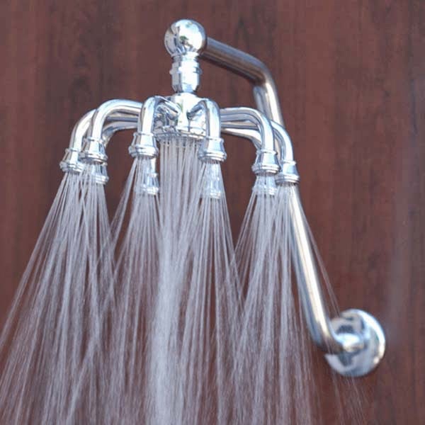 Replace your current shower head with this unique one.