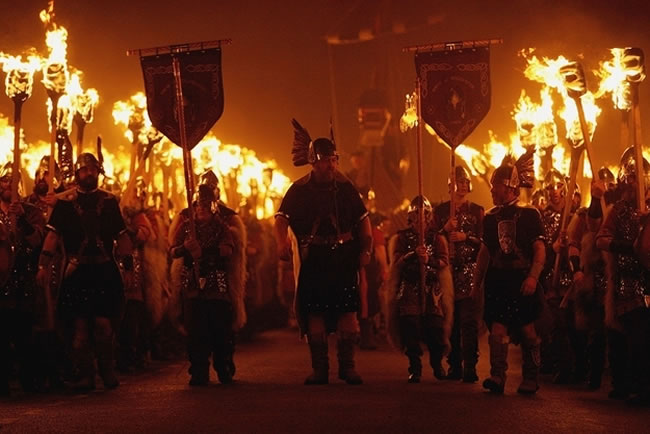 7. Up Helly Aa Fire Festival  Lerwick, Scotland. This is Europes largest fire festival, complete with the burning of a full-scale Viking ship. Need we say more?