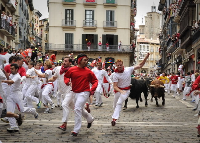 15. Running of the Bulls  Pamplona, Spain. Lets be real  who doesnt like watching people make fools of themselves? The Running of the Bulls is a time-honored Spanish tradition, which is such to raise your adrenaline levels, whether youre running or watching.