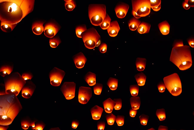 19. Lantern Festival  Pingxi, Taiwan. Watch the sky light up during one of the worlds largest lantern festivals. If youre looking for a little magic, there is nothing more surreal than a sky ablaze with thousands of floating lanterns.