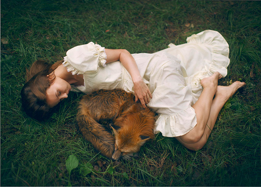 Russian Photographer Takes Stunning Portraits With Real Animals