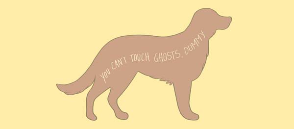 Where to pet a ghost dog