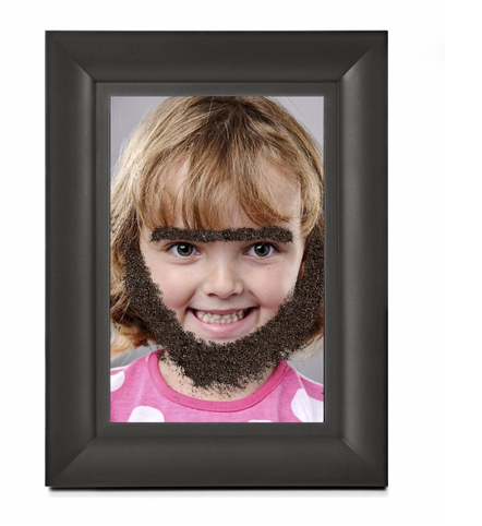 Give your family a makeover with this wooly-bully frame