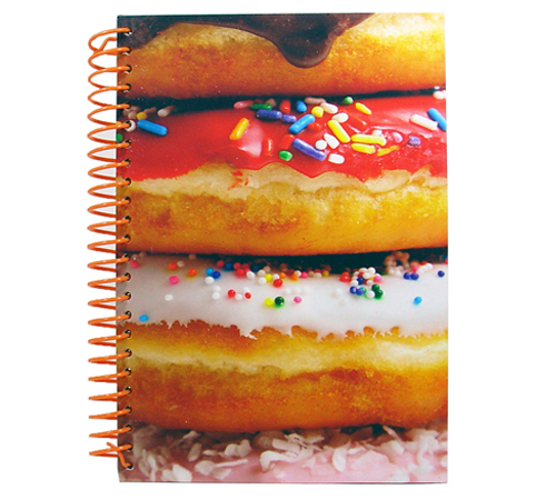 Take notes in a <a href="http://ebaum.it/1wRUQ6X" target="_blank">donut-scented notebook</a>. Yum.