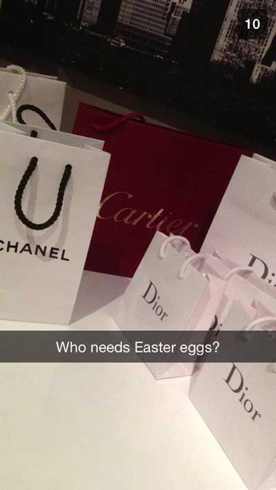 rich snapchat - 10 Chanel Who needs Easter eggs? Dior