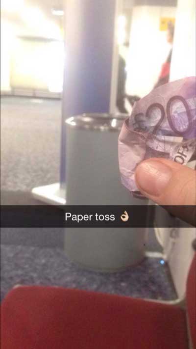 spoiled rich kids posts - Paper toss o