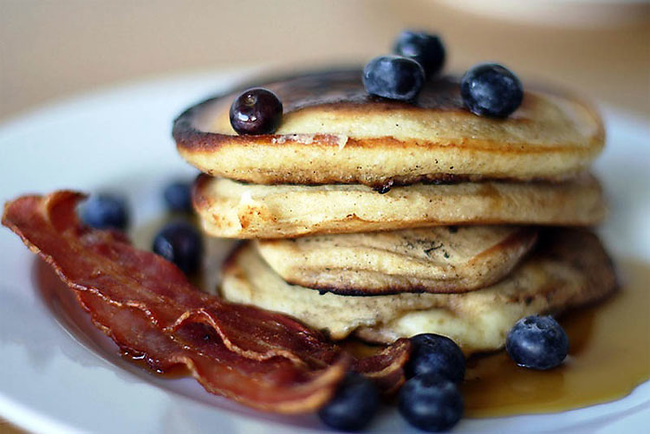 BONUS! America: A good ole' American pancake breakfast. Plus bacon.