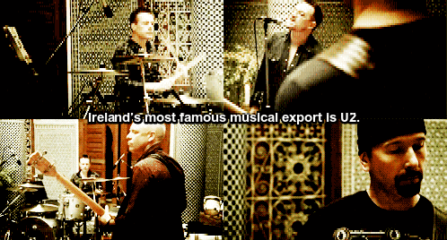 gifs u2 - Ireland's most famous musical export Is U2.