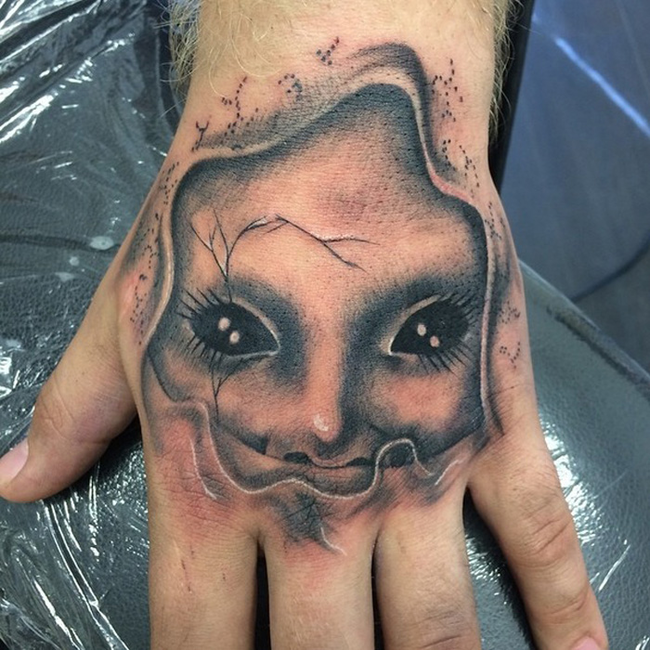 scary tattoo