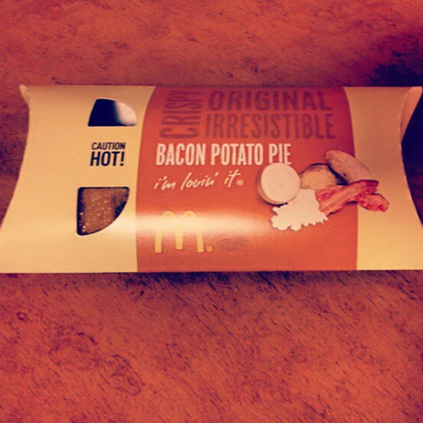 Bacon Potato Pie, Japan. Breakfast and desert in one!