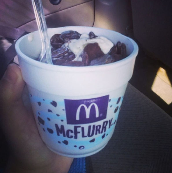 McFlurry Kranky, Mexico - Kranky is a Mexican candy that's essentially chocolate-covered Frosted Flakes. At McDonald's you can get it mixed into your McFlurry.